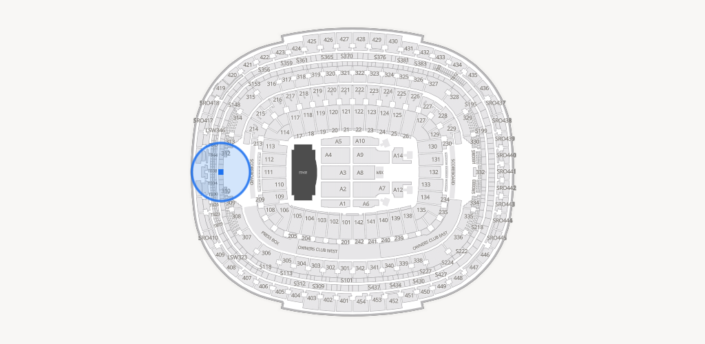 Northwest Stadium Seating Chart