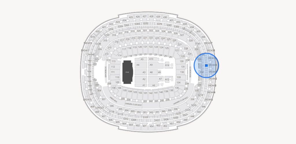 Northwest Stadium Seating Chart