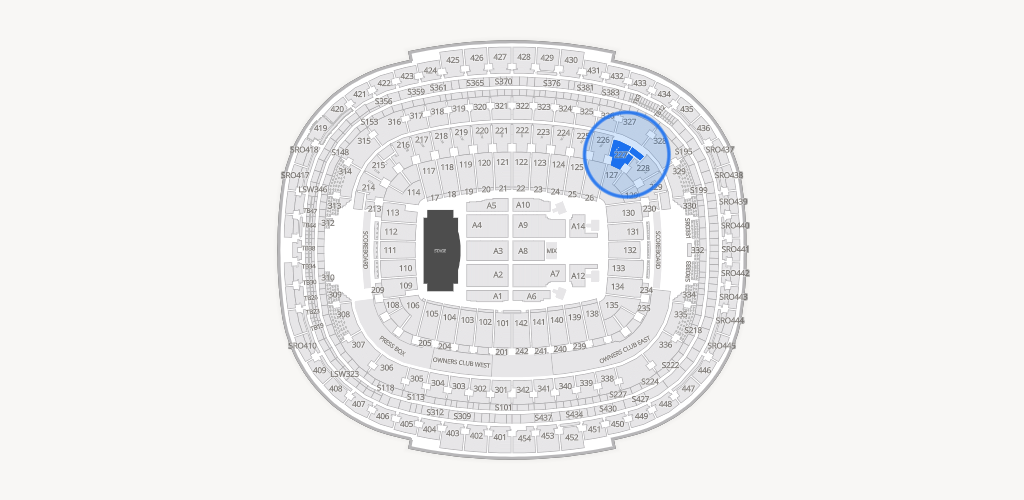 Northwest Stadium Seating Chart