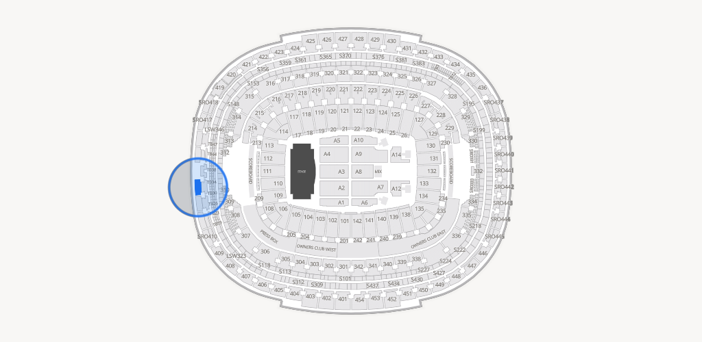 Northwest Stadium Seating Chart