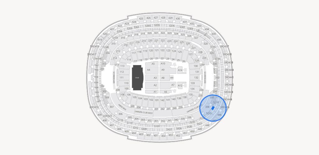 Northwest Stadium Seating Chart