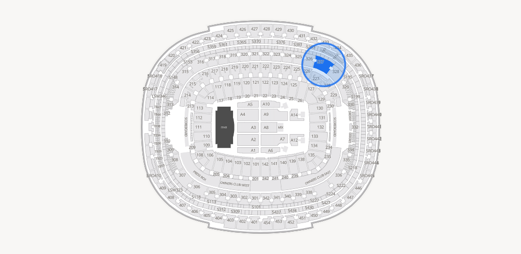 Northwest Stadium Seating Chart