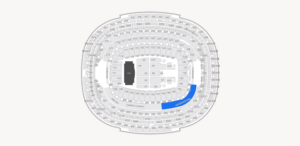 Northwest Stadium Seating Chart