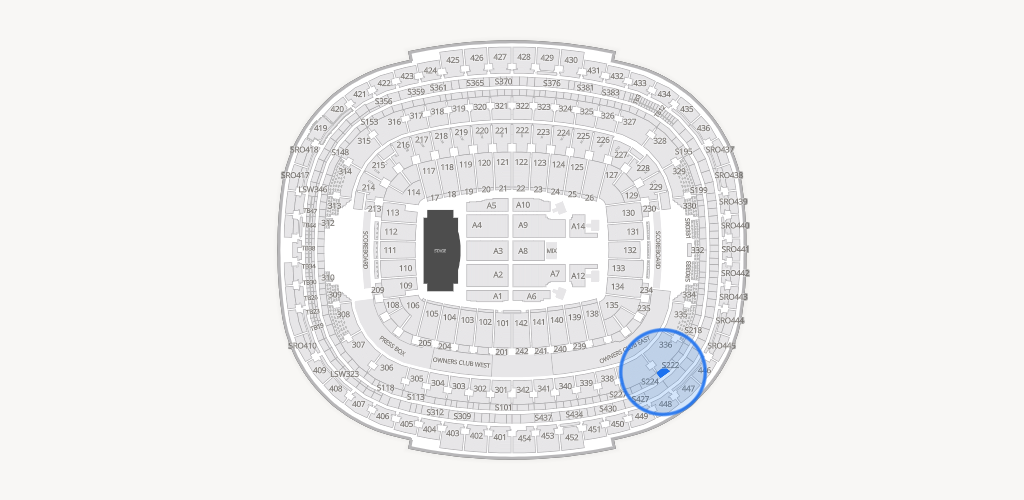 Northwest Stadium Seating Chart