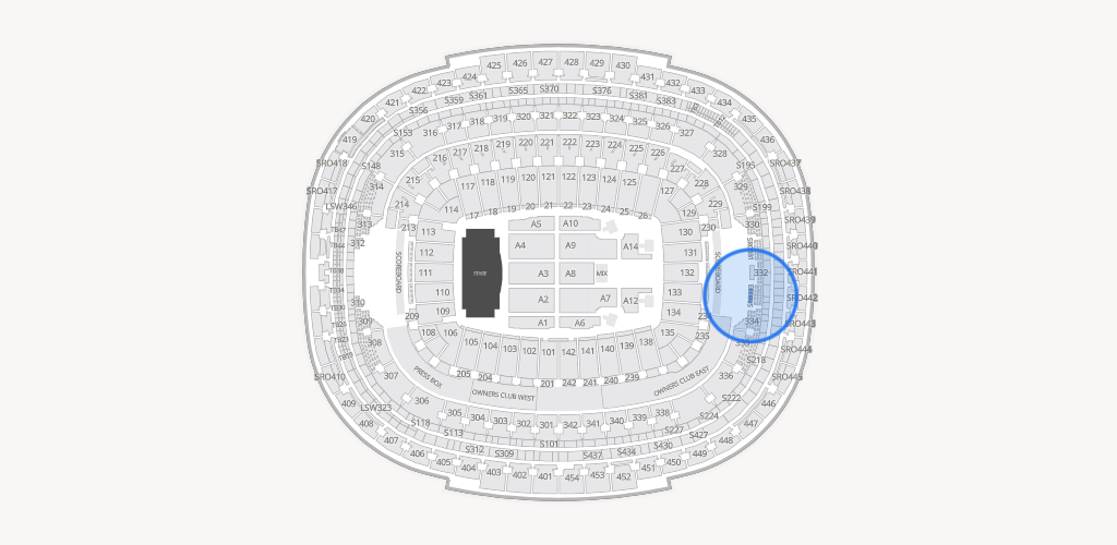 Northwest Stadium Seating Chart