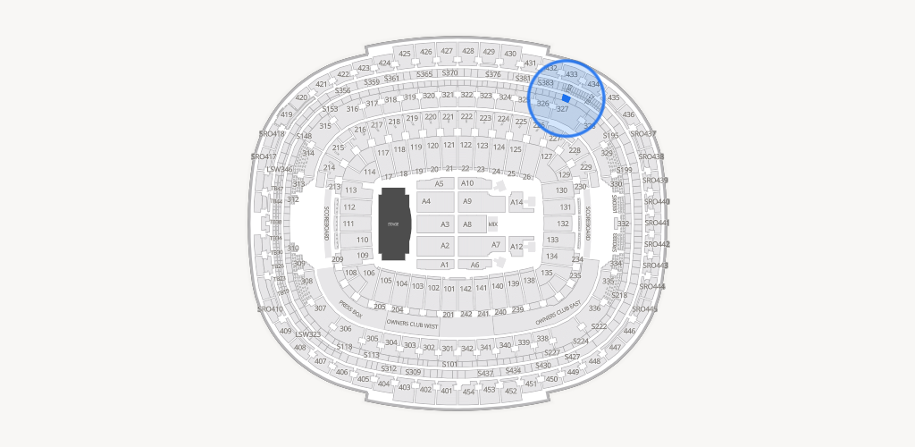 Northwest Stadium Seating Chart
