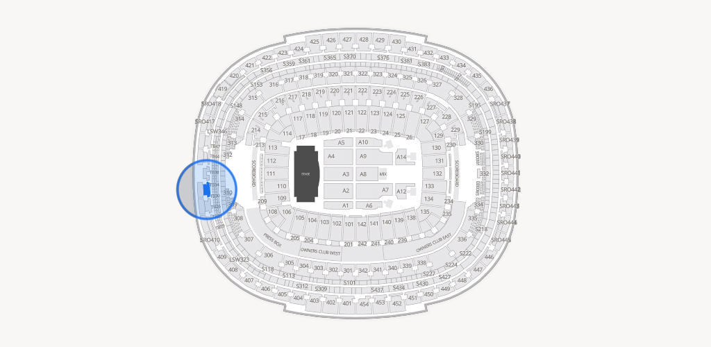 Northwest Stadium Seating Chart