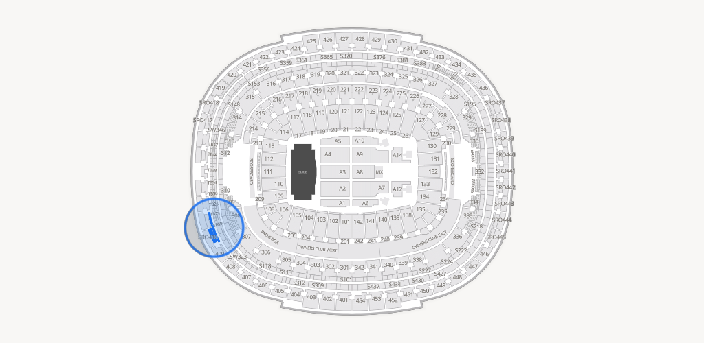 Northwest Stadium Seating Chart