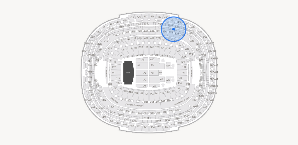 Northwest Stadium Seating Chart