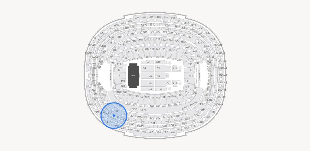 Northwest Stadium Seating Chart