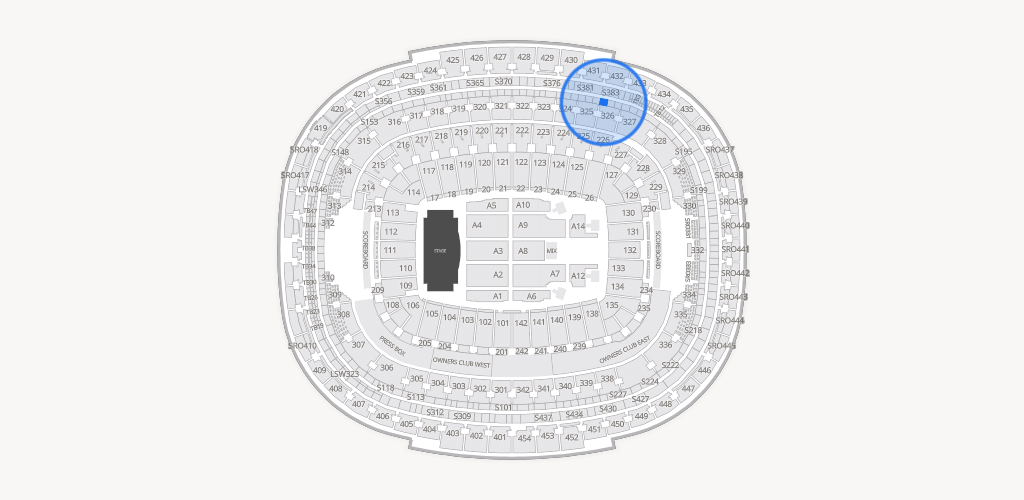 Northwest Stadium Seating Chart