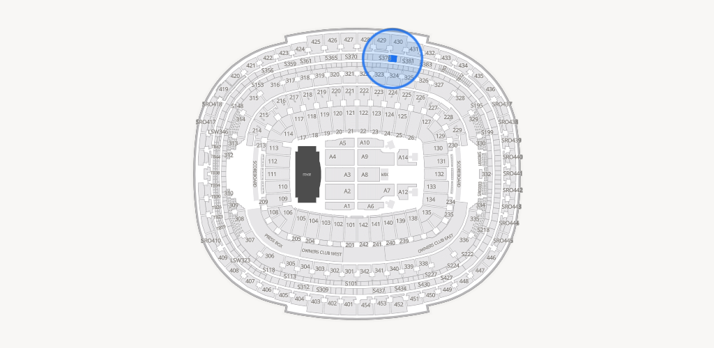 Northwest Stadium Seating Chart