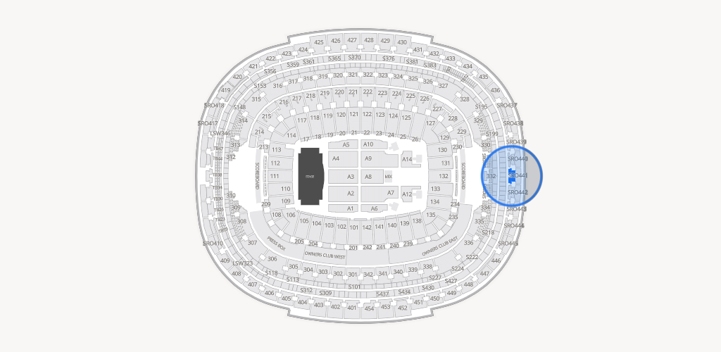 Northwest Stadium Seating Chart
