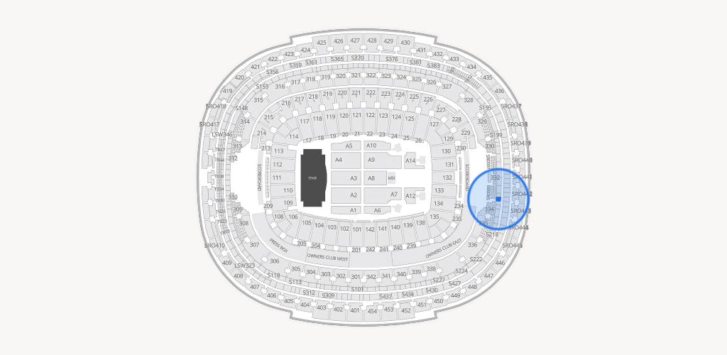Northwest Stadium Seating Chart