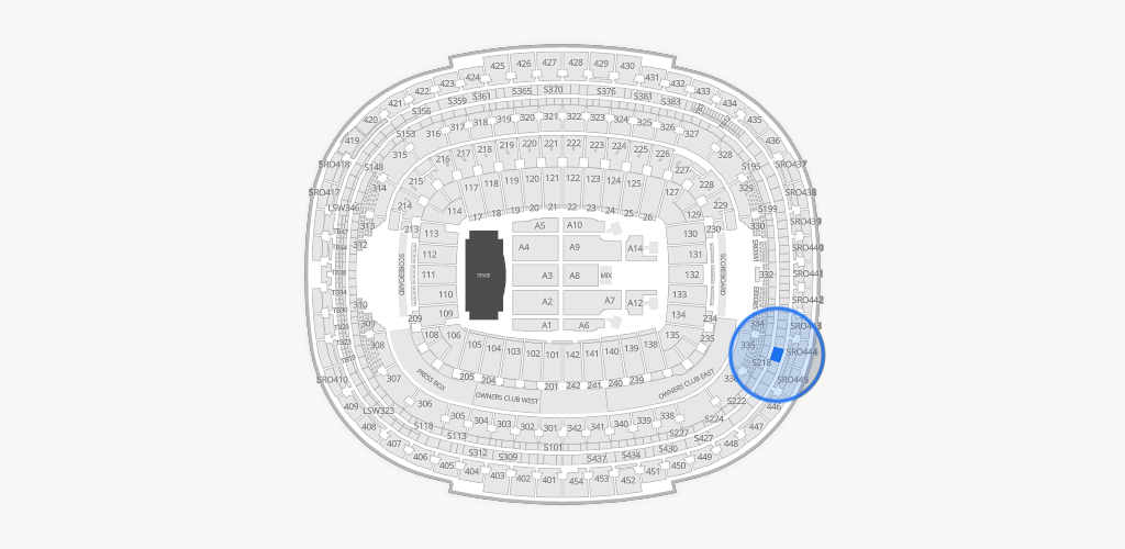 Northwest Stadium Seating Chart
