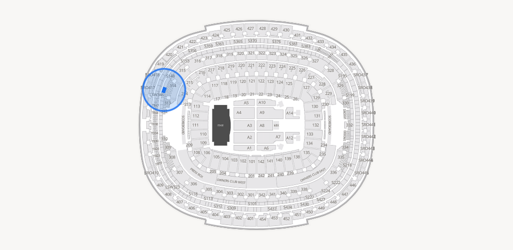 Northwest Stadium Seating Chart
