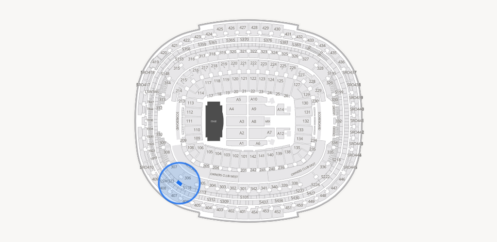Northwest Stadium Seating Chart