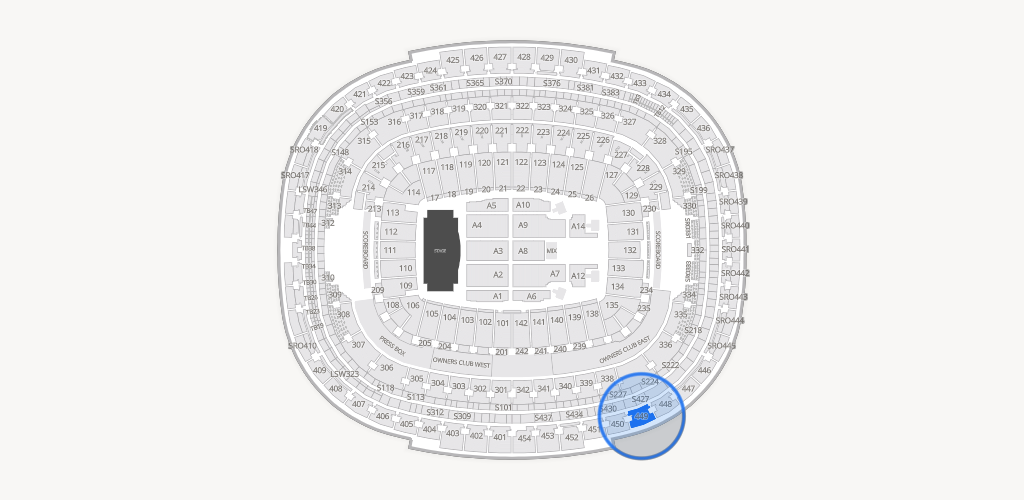 Northwest Stadium Seating Chart