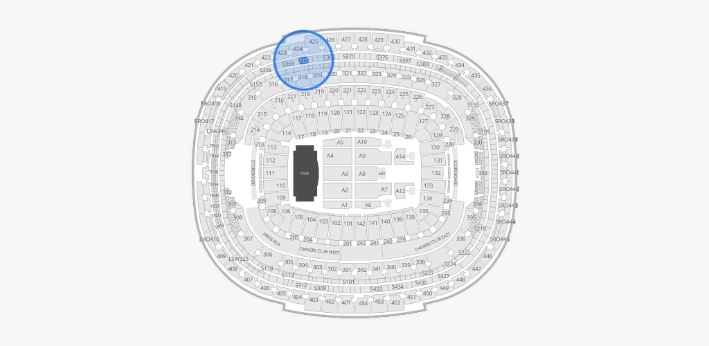 Northwest Stadium Seating Chart
