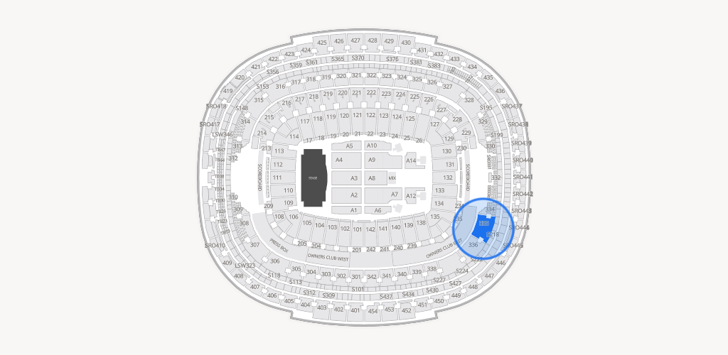 Northwest Stadium Seating Chart