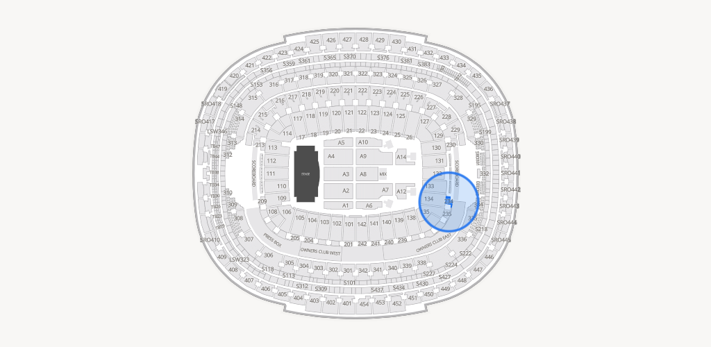 Northwest Stadium Seating Chart