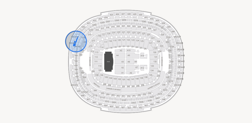 Northwest Stadium Seating Chart