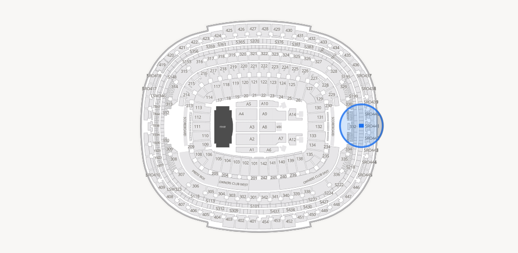 Northwest Stadium Seating Chart