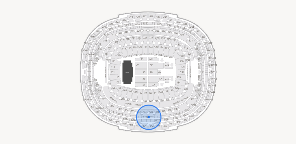 Northwest Stadium Seating Chart