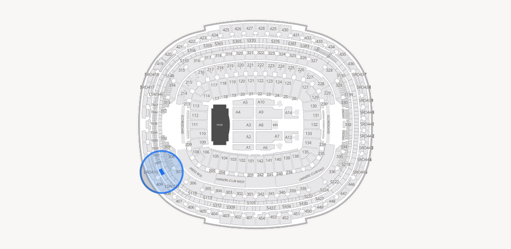 Northwest Stadium Seating Chart