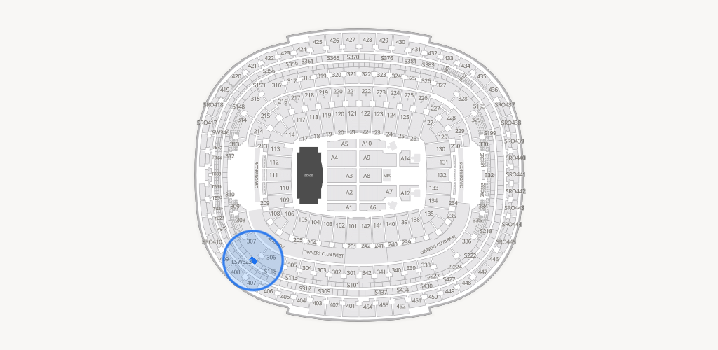 Northwest Stadium Seating Chart