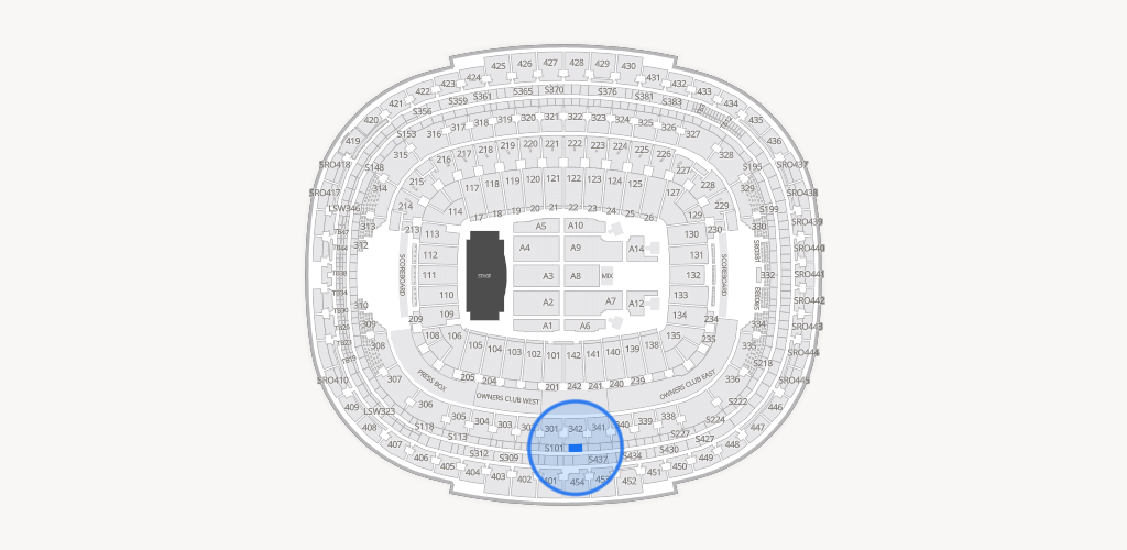 Northwest Stadium Seating Chart
