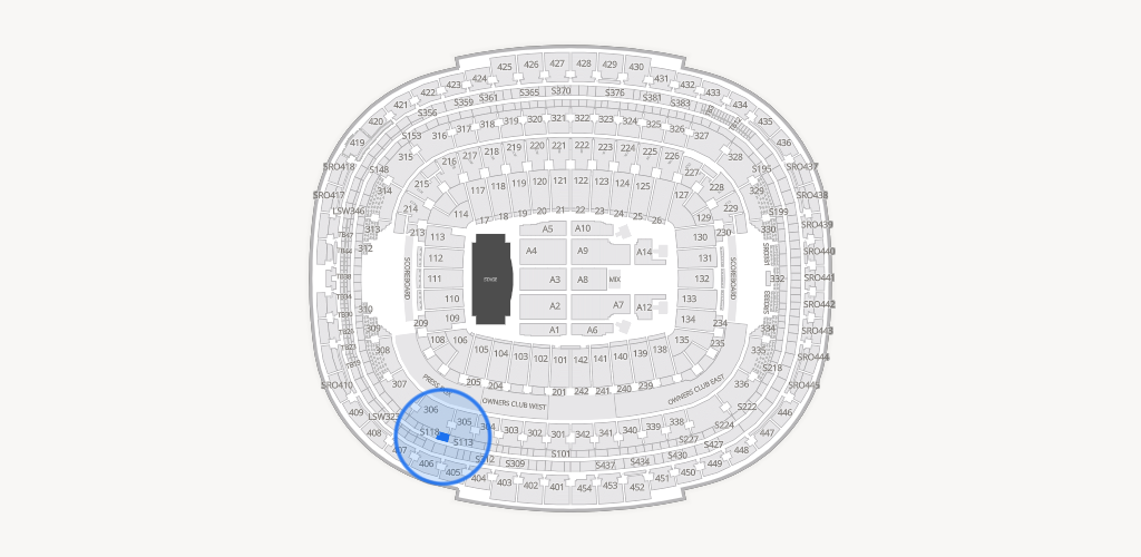 Northwest Stadium Seating Chart