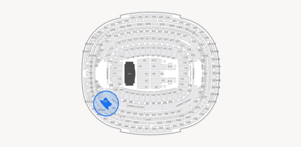 Northwest Stadium Seating Chart