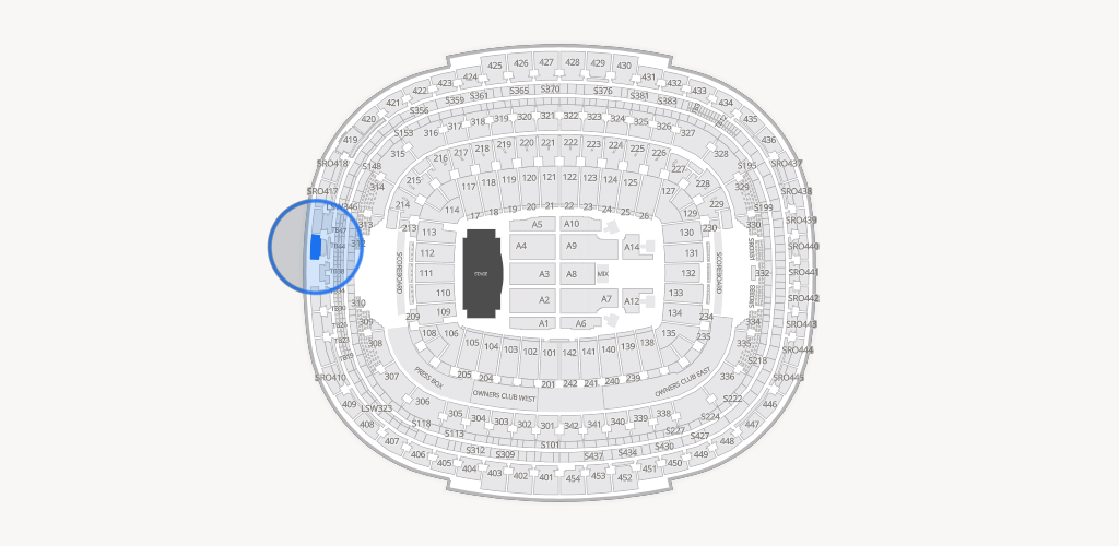 Northwest Stadium Seating Chart