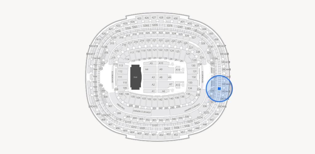 Northwest Stadium Seating Chart