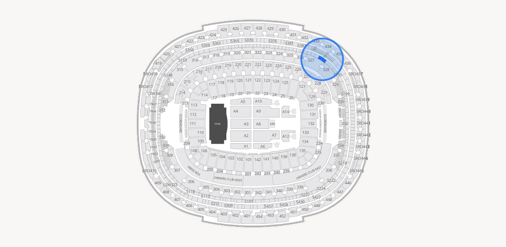 Northwest Stadium Seating Chart