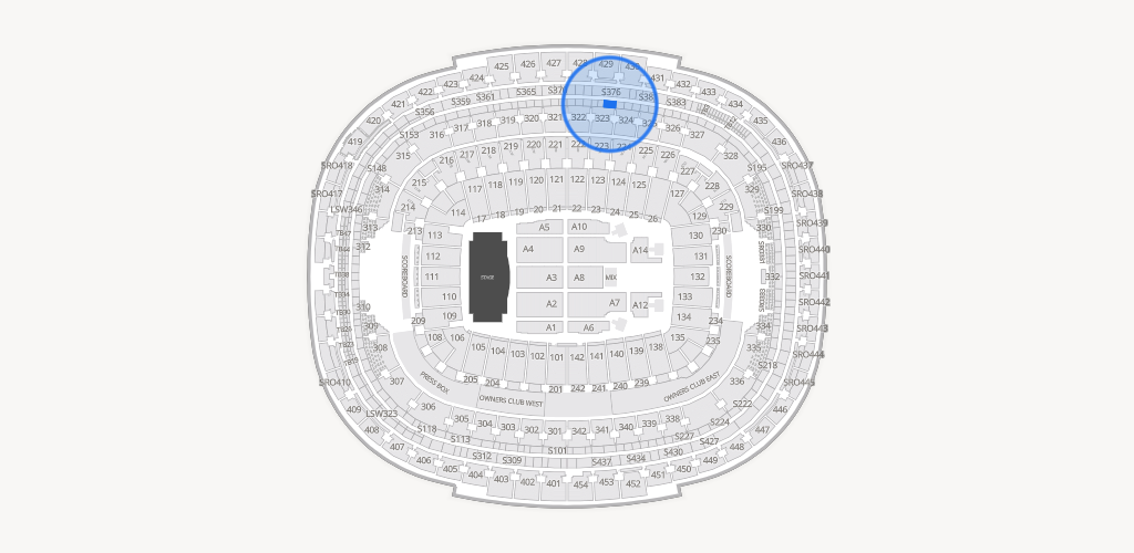 Northwest Stadium Seating Chart
