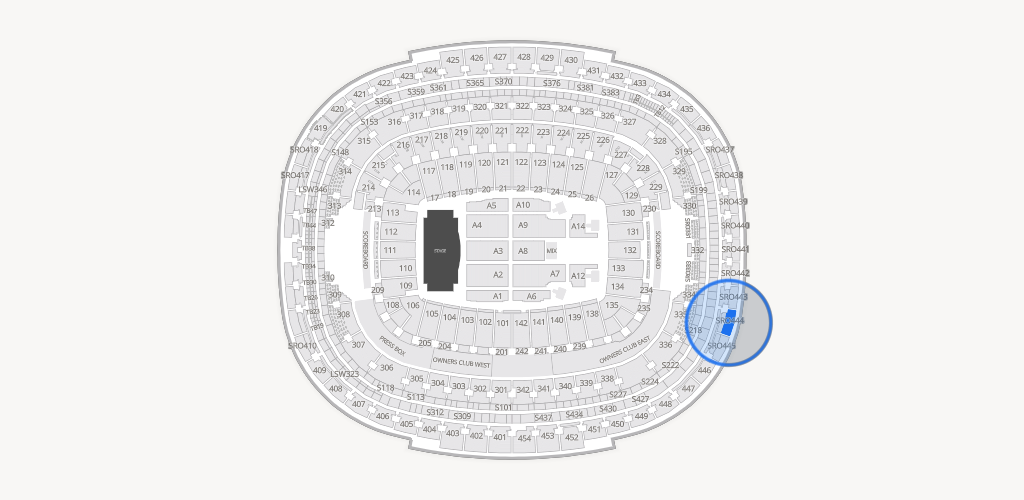 Northwest Stadium Seating Chart