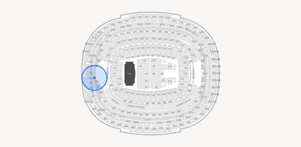 Northwest Stadium Seating Chart
