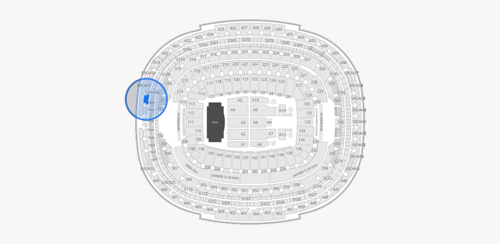 Northwest Stadium Seating Chart