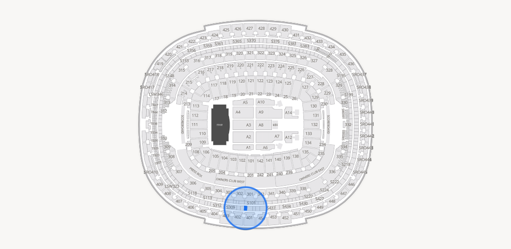 Northwest Stadium Seating Chart