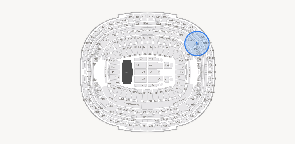 Northwest Stadium Seating Chart