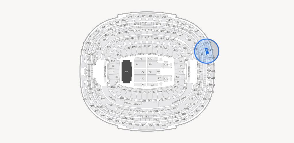 Northwest Stadium Seating Chart