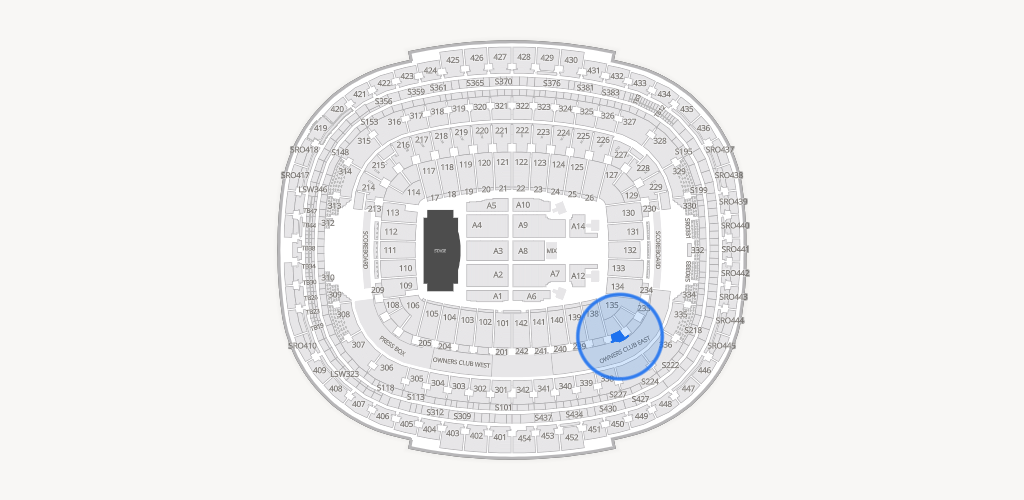 Northwest Stadium Seating Chart