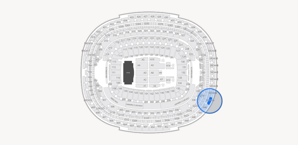 Northwest Stadium Seating Chart