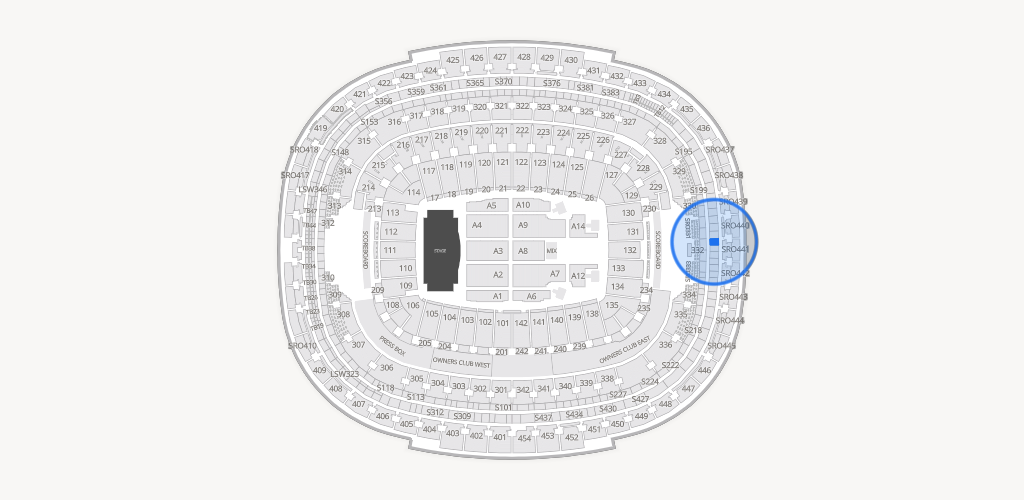 Northwest Stadium Seating Chart