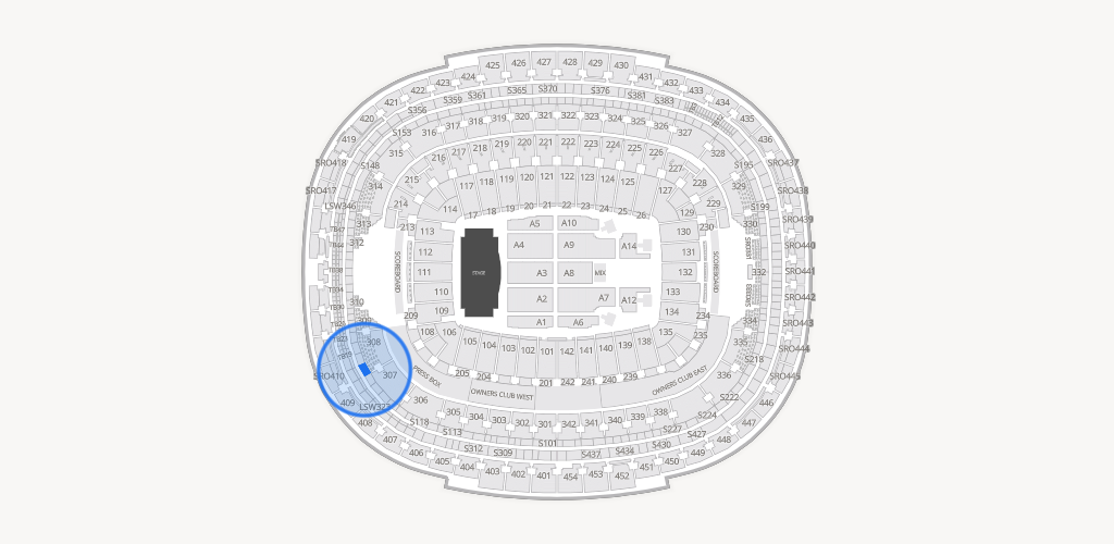 Northwest Stadium Seating Chart