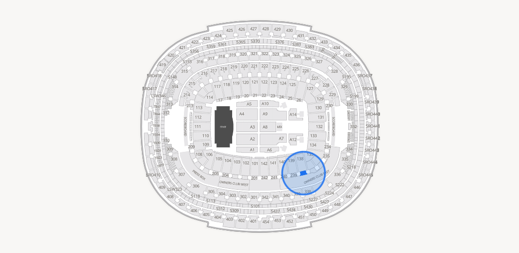 Northwest Stadium Seating Chart