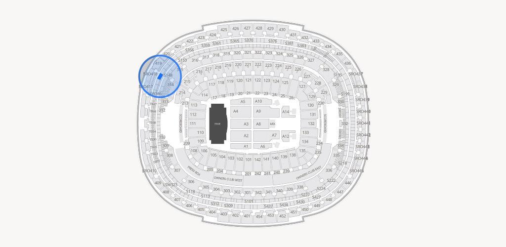 Northwest Stadium Seating Chart