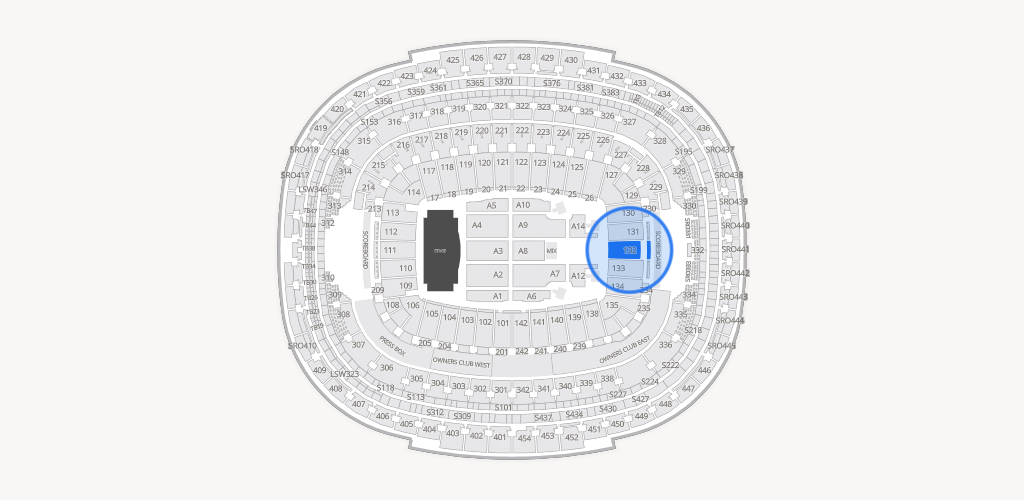 Northwest Stadium Seating Chart
